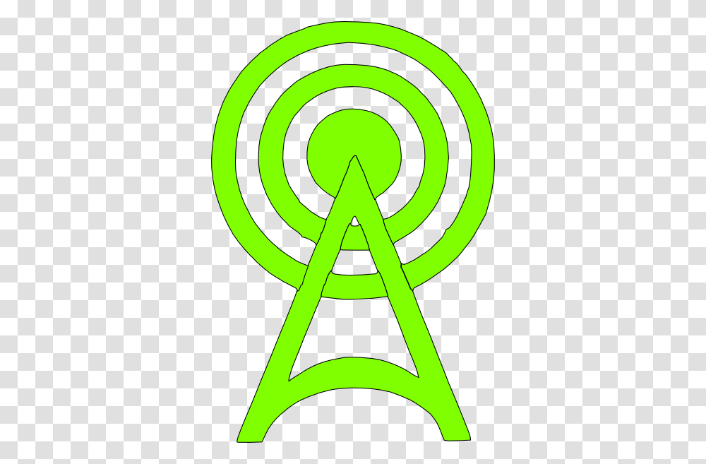 Green Radio Tower Icon Clip Arts For Web, Logo, Trademark, Spiral Transparent Png