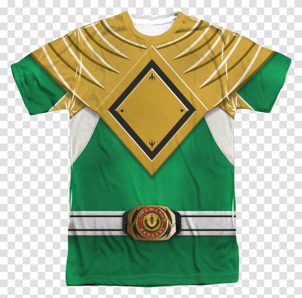 Green Ranger Sublimation Costume Shirt Green Power Ranger Outfit ...