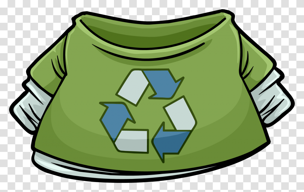 Green Recycle Shirt, Recycling Symbol Transparent Png