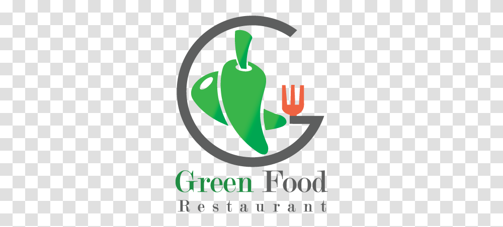 Green Restaurant Logo Graphic Design, Poster, Advertisement, Cutlery, Text Transparent Png