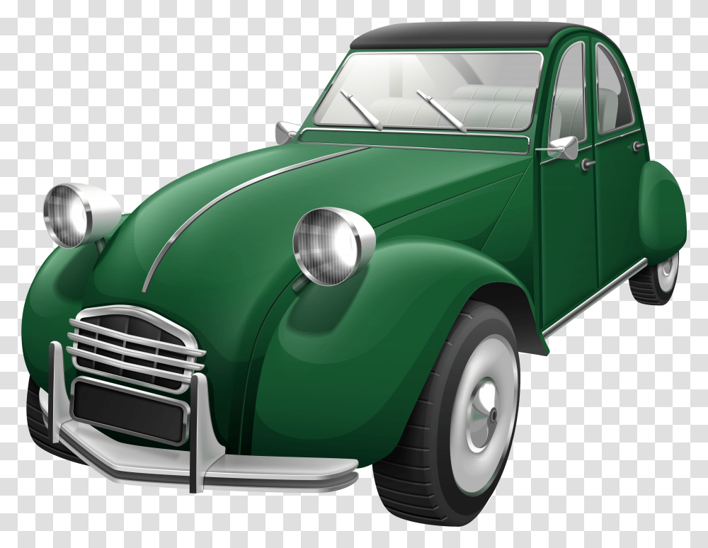 Green Retro Car Clip Art, Vehicle, Transportation, Automobile, Pickup Truck Transparent Png
