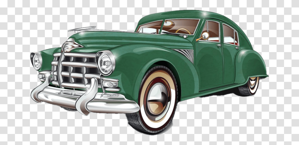 Green Retro Car Clipart Vector Classic Car, Vehicle, Transportation, Bumper, Hot Rod Transparent Png