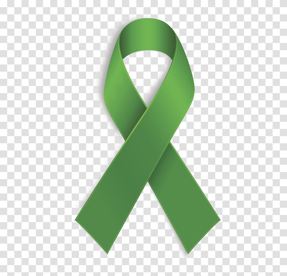 Green Ribbon Background Mental Health Awareness Ribbon, Plant, Text, Graphics, Art Transparent Png