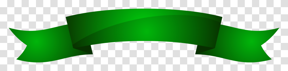 Green Ribbon Banner, Lighting Transparent Png