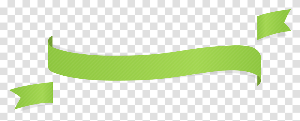 Green Ribbon Bow Download Green Ribbon Banner Vector, Axe, Tool, Plant, Food Transparent Png