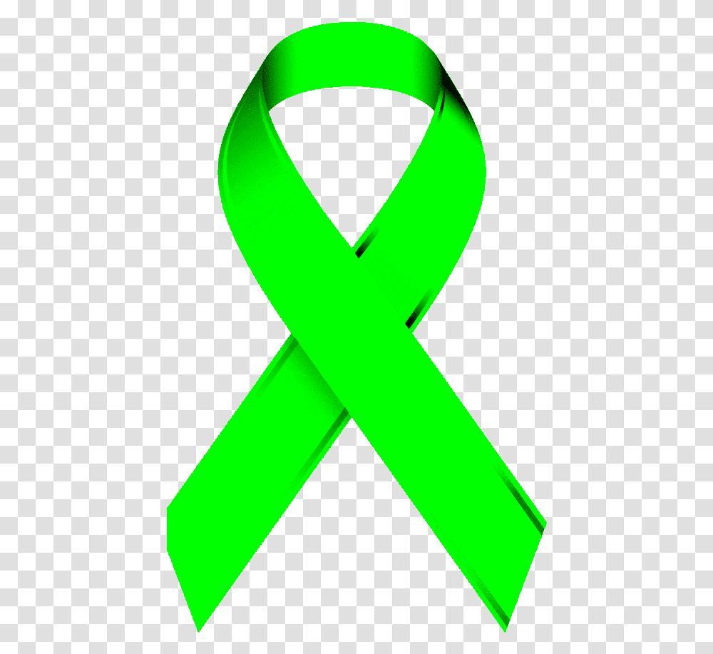 Green Ribbon Ribbon Mental Health Awareness Week, Text, Logo, Symbol, Trademark Transparent Png
