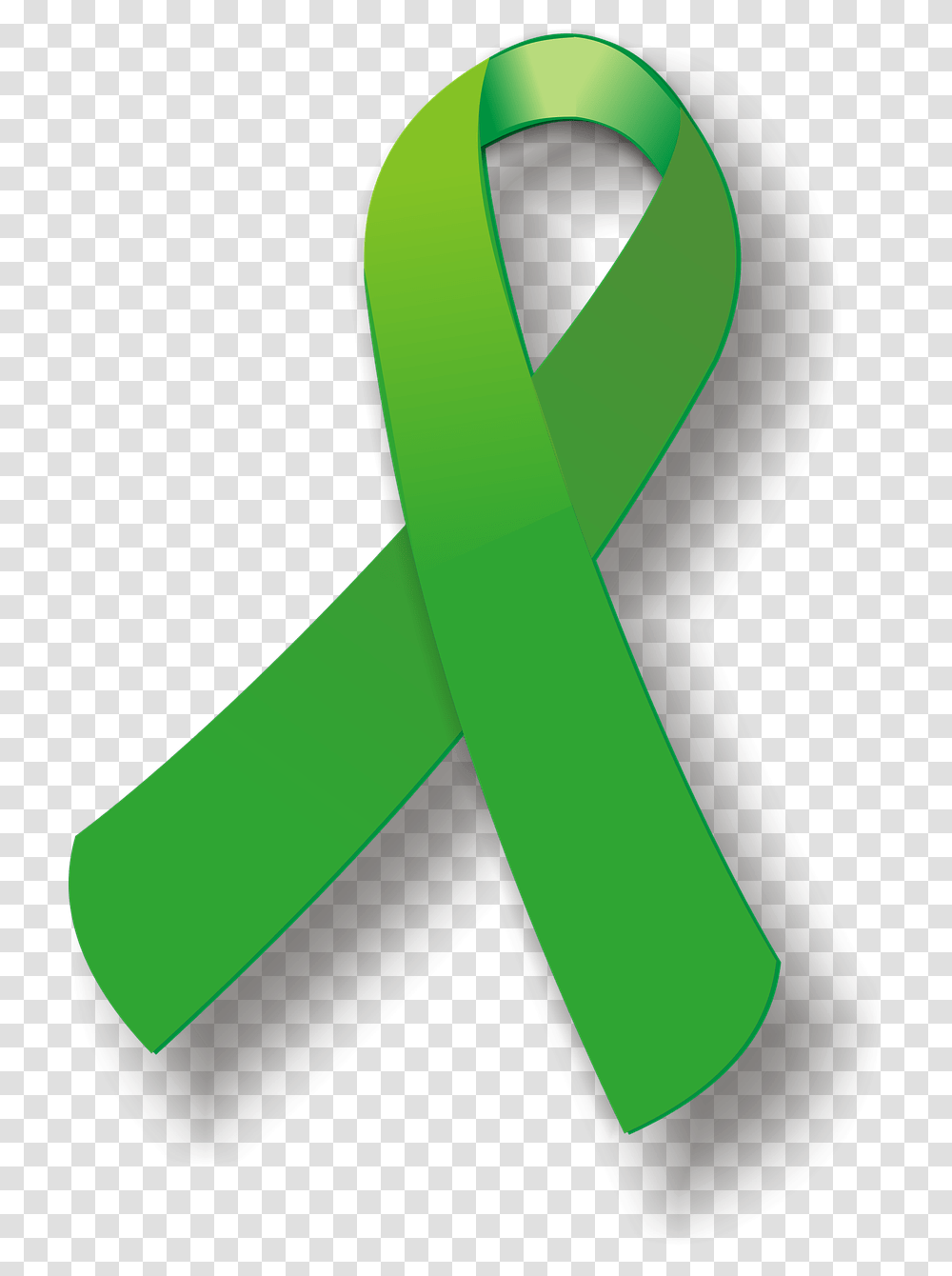 Green Ribbon, Alphabet, Word Transparent Png