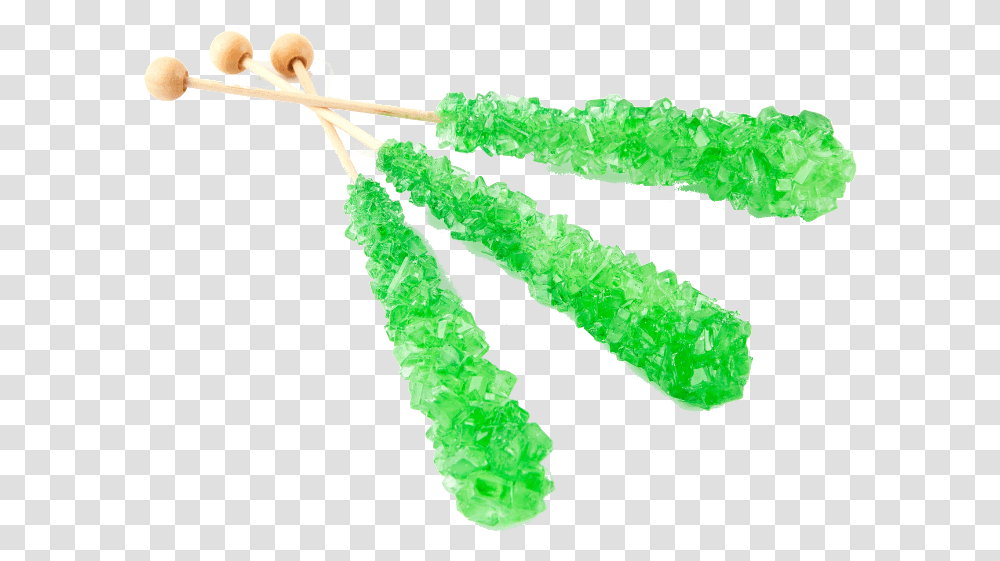 Green Rock Candy Stick, Toy, Plant, Gemstone, Jewelry Transparent Png