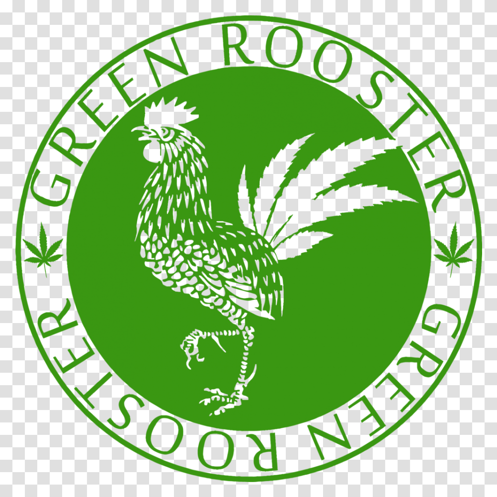 Green Rooster Edibles Rooster, Logo, Symbol, Trademark, Badge Transparent Png
