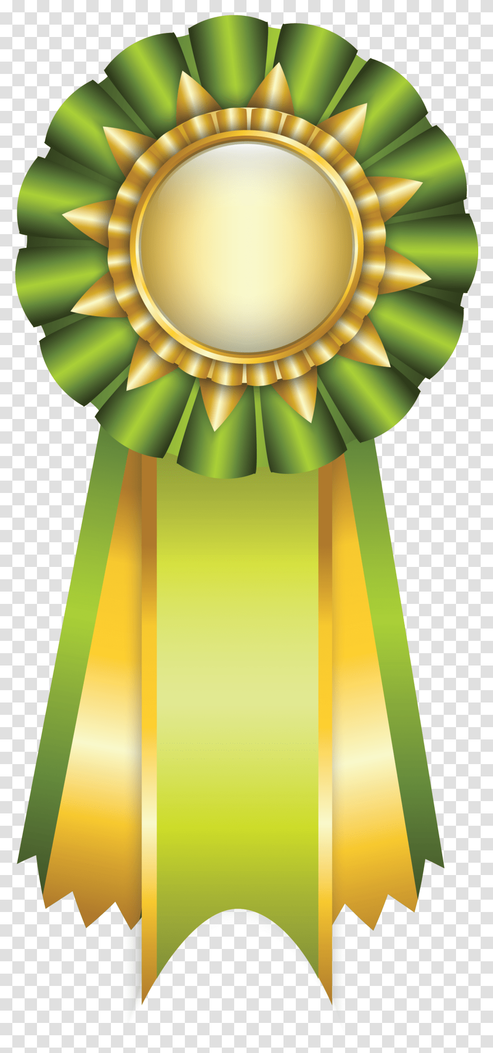 Green Rosette Ribbon Clipart Picture Gallery Ribbon Design For Graduation, Gold, Lamp, Trophy, Logo Transparent Png