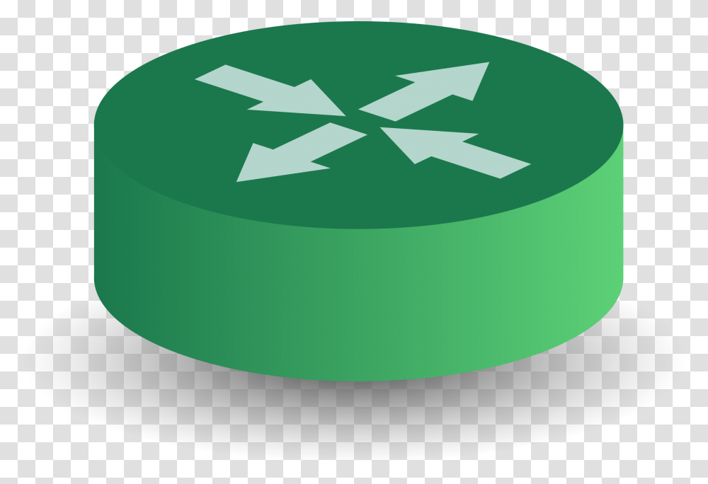 Green Router Clip Arts Icon Router, Recycling Symbol, Baseball Cap, Hat Transparent Png