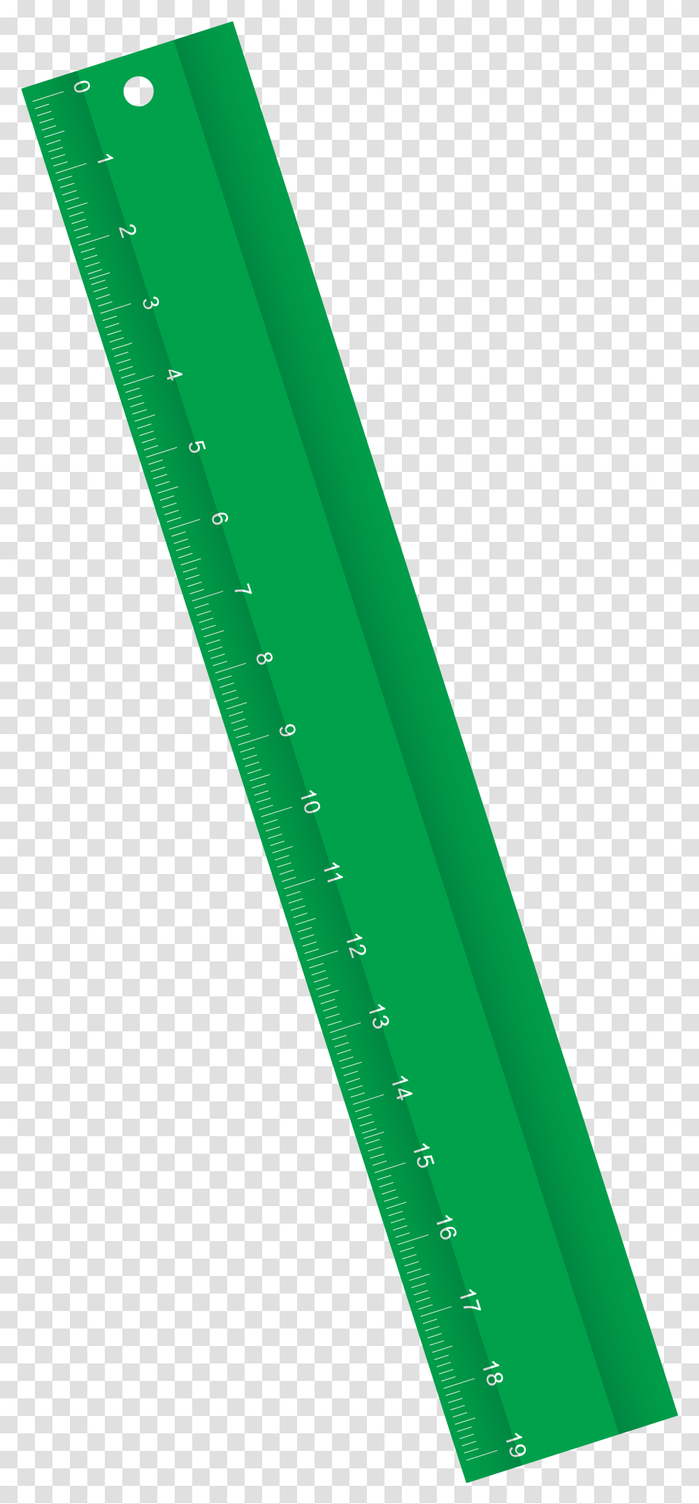 Green Ruler Clipart Image Green Ruler, Number, Screen Transparent Png