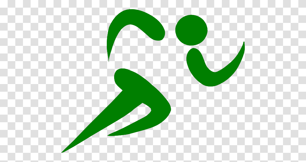 Green Runner Svg Clip Arts Track And Field Cartoon, Hammer, Tool, Footprint, Leisure Activities Transparent Png