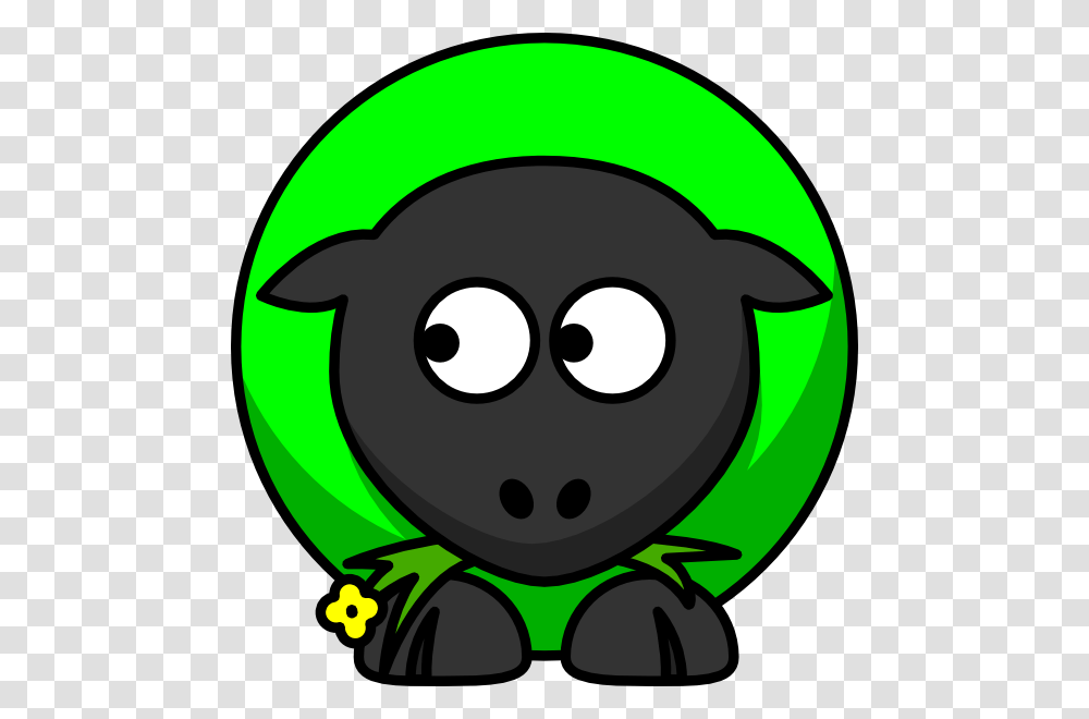 Green Sheep Looking Right Svg Clip Arts Parable Of Sheep And Goats Cartoon, Light, Face Transparent Png