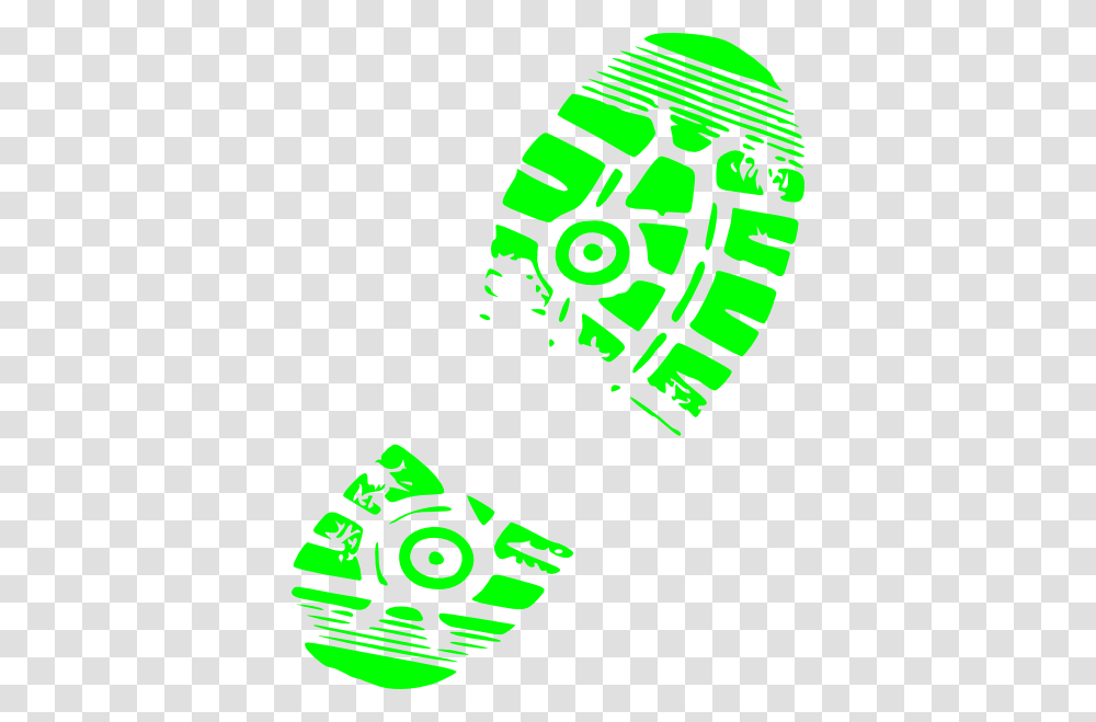 Green Shoe Print Clipart For Web, Logo Transparent Png