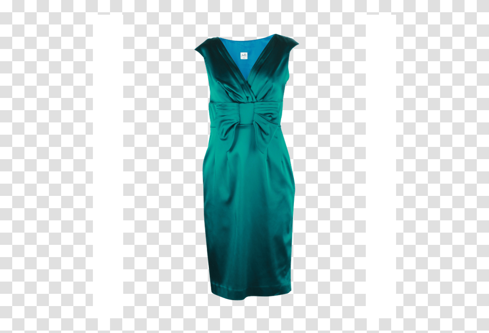 Green Silk Dress, Apparel, Evening Dress, Robe Transparent Png