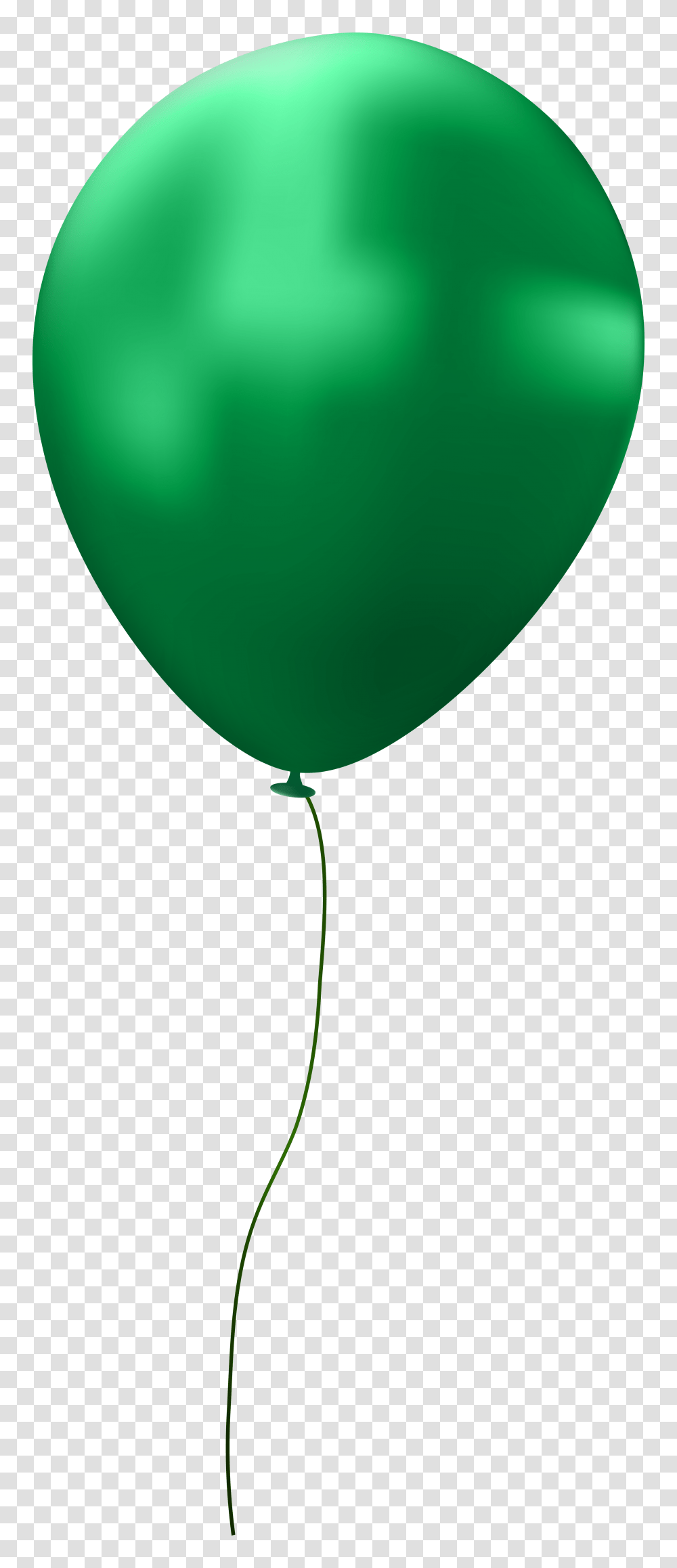 Green Single Balloon Clip Art Transparent Png