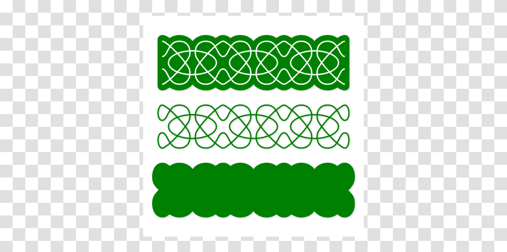 Green Single Line Borders, Pattern Transparent Png