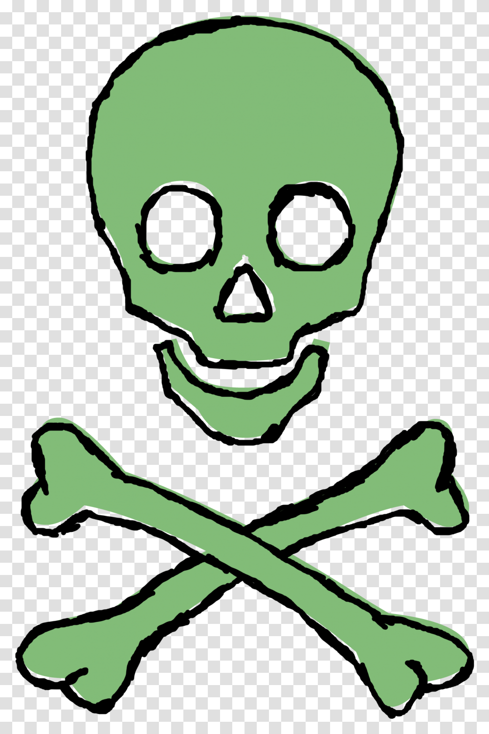 Green Skull Tokidoki X Lovehoney Logo Clipart Full Groundnut Oil Vs Sunflower Oil, Alien, Person, Human, Drawing Transparent Png