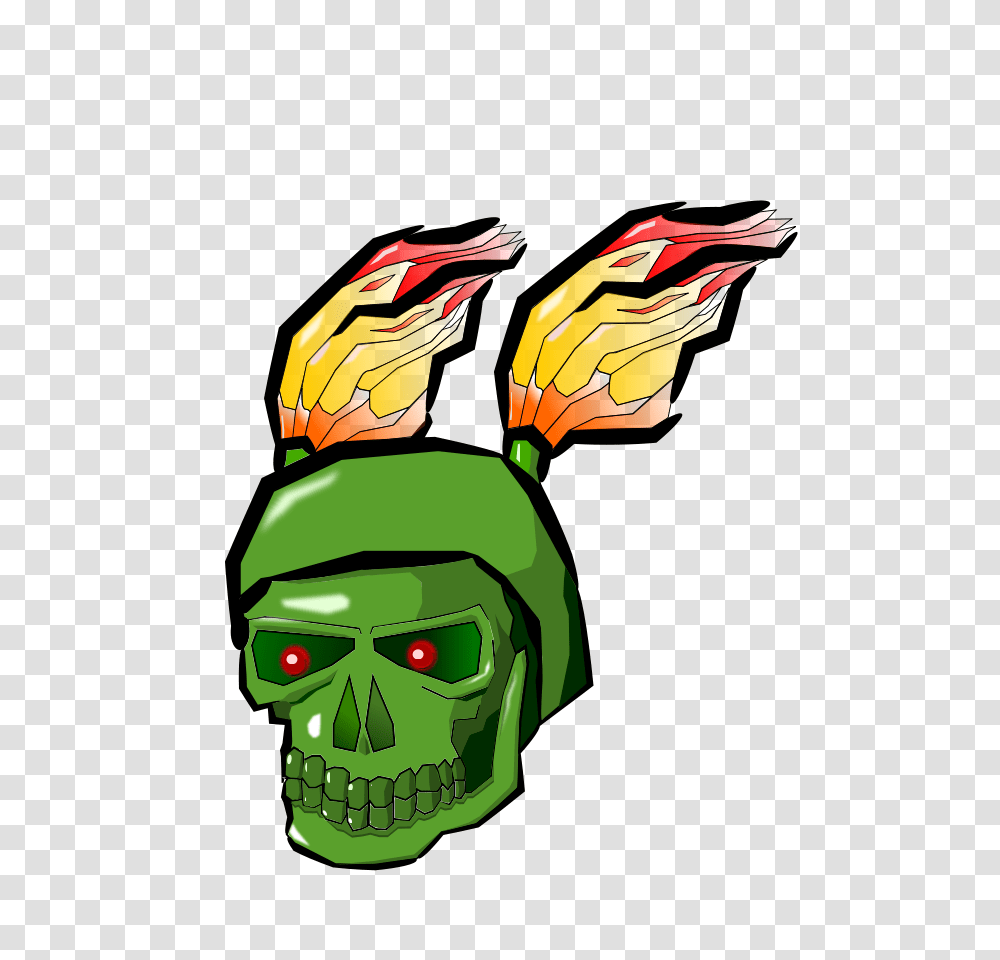 Green Skull With Flames Clip Arts For Web, Outdoors, Emblem, Plant Transparent Png