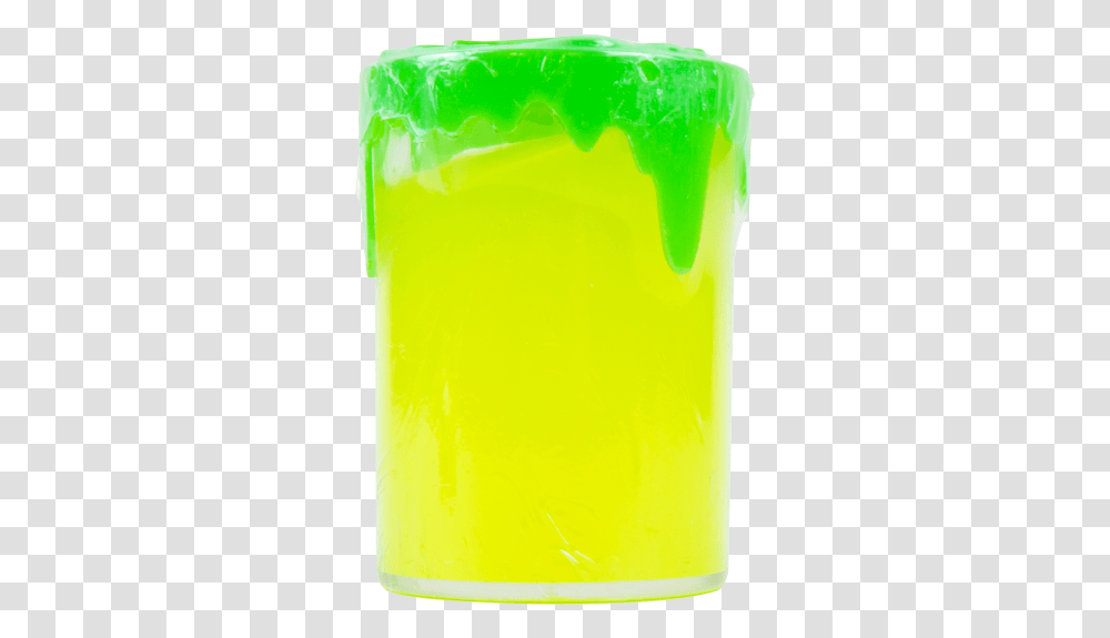 Green Slime Tub With Pdq Plastic, Juice, Beverage, Drink, Orange Juice Transparent Png