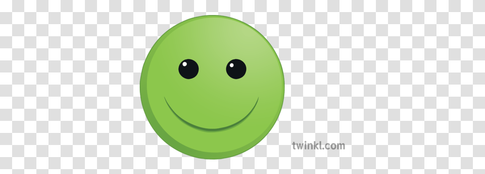 Green Smiley Face Illustration Twinkl Traffic Light Smiley Faces, Plant, Sphere, Cucumber, Vegetable Transparent Png