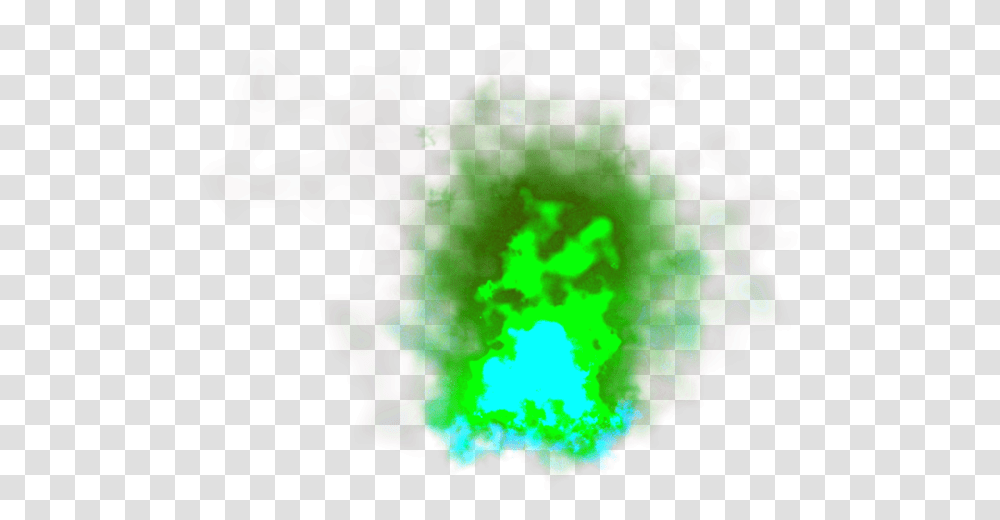 Green Smoke Image Green Flame, Ornament, Pattern, Fractal, Light Transparent Png