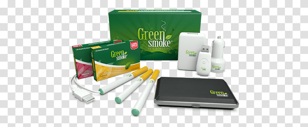 Green Smoke Review Vapers Kingdom Green Smoke E Cig, Adapter, Electronics, Electrical Device Transparent Png