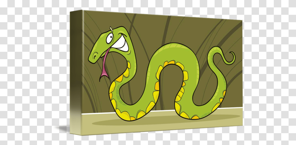 Green Snake By Igor Zakowski Illustration, Reptile, Animal, Painting, Art Transparent Png