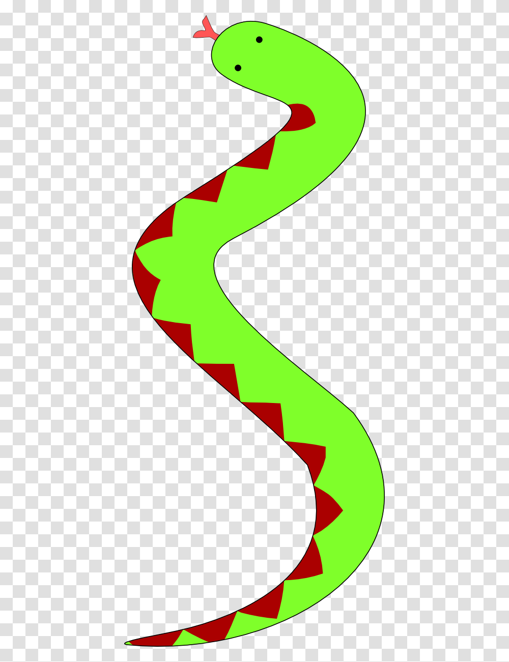 Green Snake With Red Belly Clipart, Number, Label Transparent Png