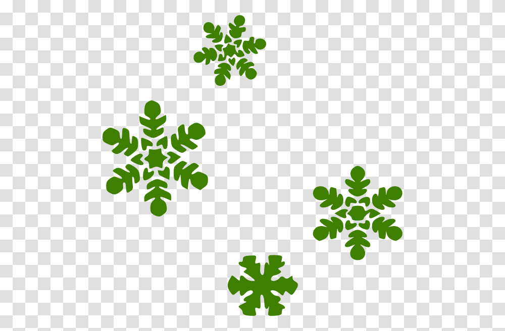 Green Snow Flakes Clip Arts For Web, Leaf, Plant, Footprint Transparent Png