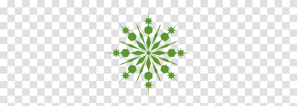 Green Snowflake Clip Art Christmas Snowflakes, Plant, Weed, Logo Transparent Png