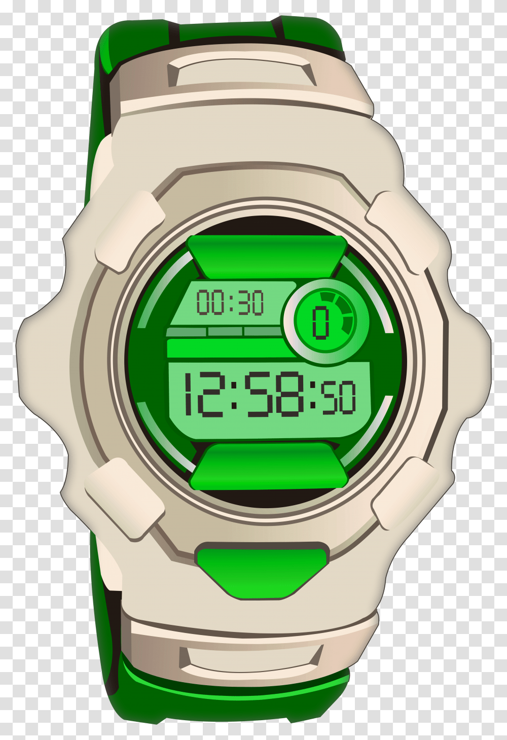 Green Sport Digital Watch Clip Art, Helmet, Apparel, Grenade Transparent Png