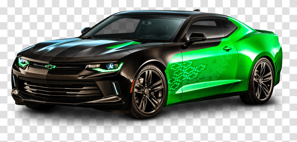 Green Sports Car Picture Chevrolet Camaro 2017 Green, Vehicle, Transportation, Automobile, Coupe Transparent Png