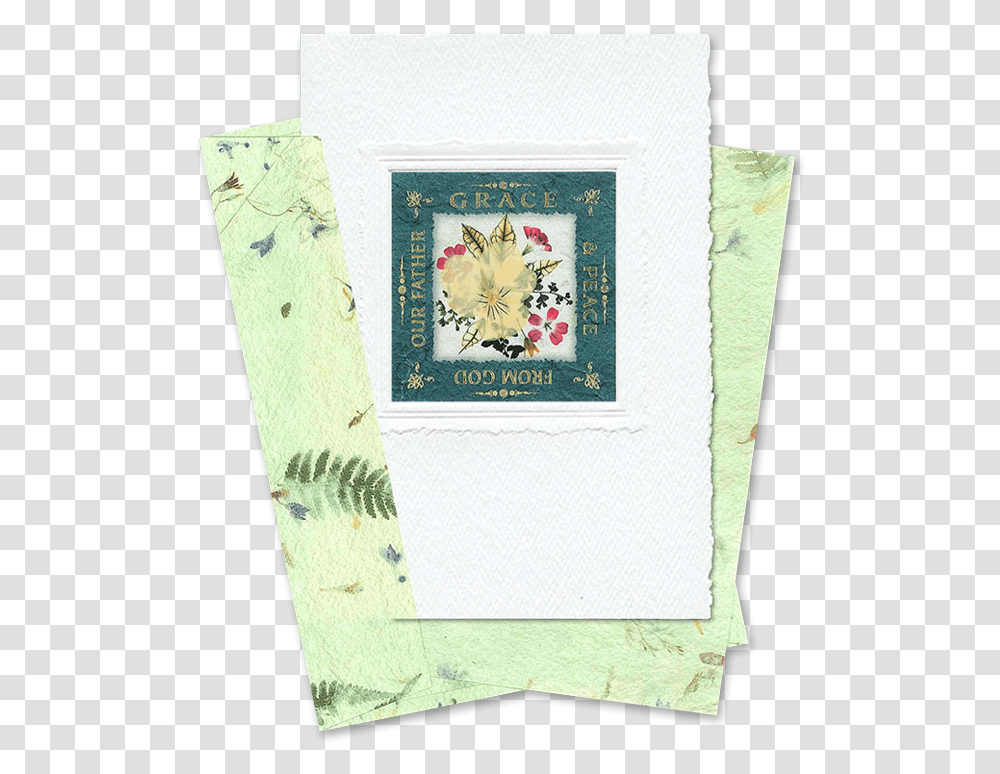 Green Square Framed Viola Scripture Card Image Craft, Envelope, Rug, Mail, Greeting Card Transparent Png