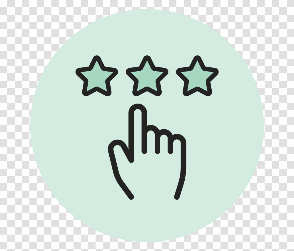 Green Star Icon Customer Experience Icon Clipart Logo Rating, Symbol, Star Symbol, Recycling Symbol,  Transparent Png