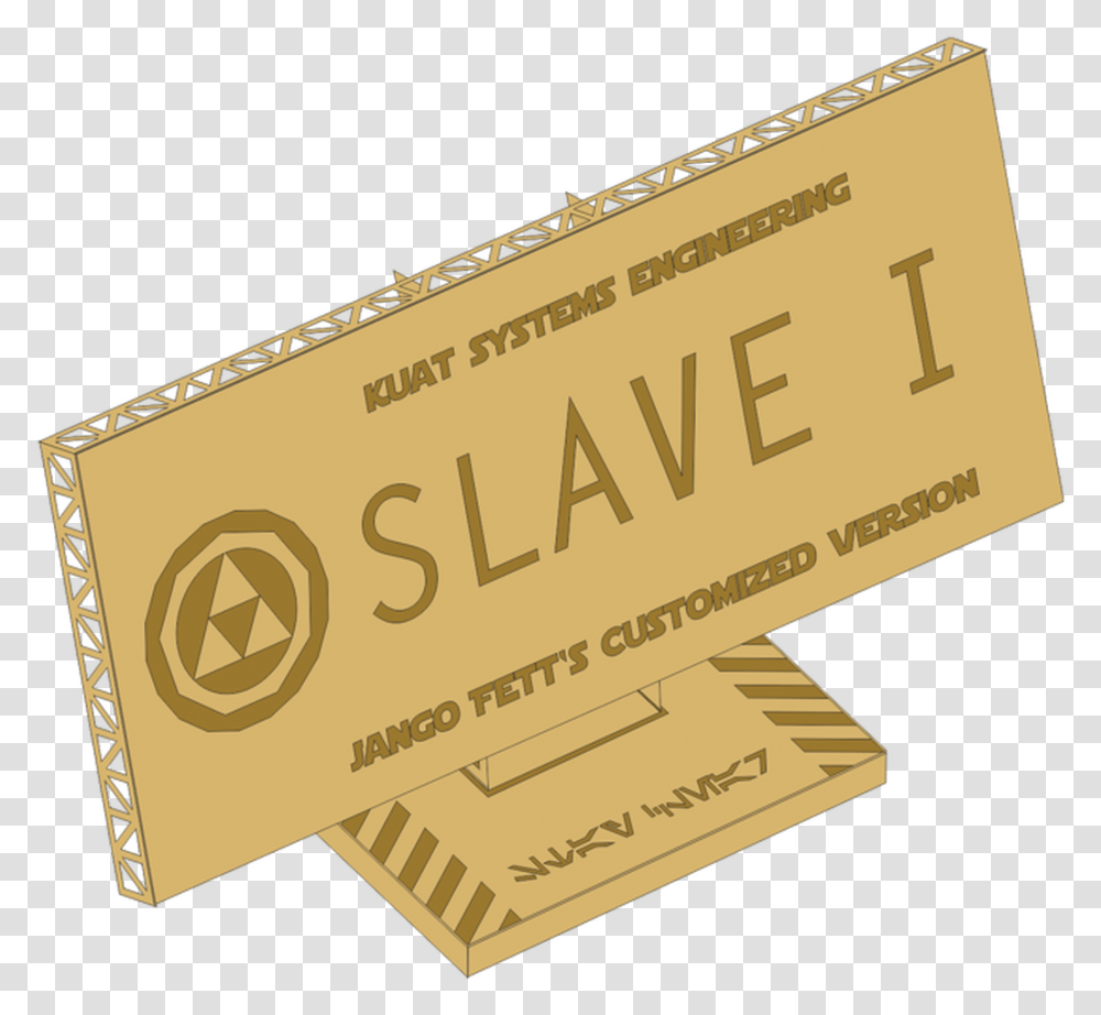 Green Strawberry Label Jango Fetts Slave I Photoetch Signage, Paper, Ticket, Business Card Transparent Png