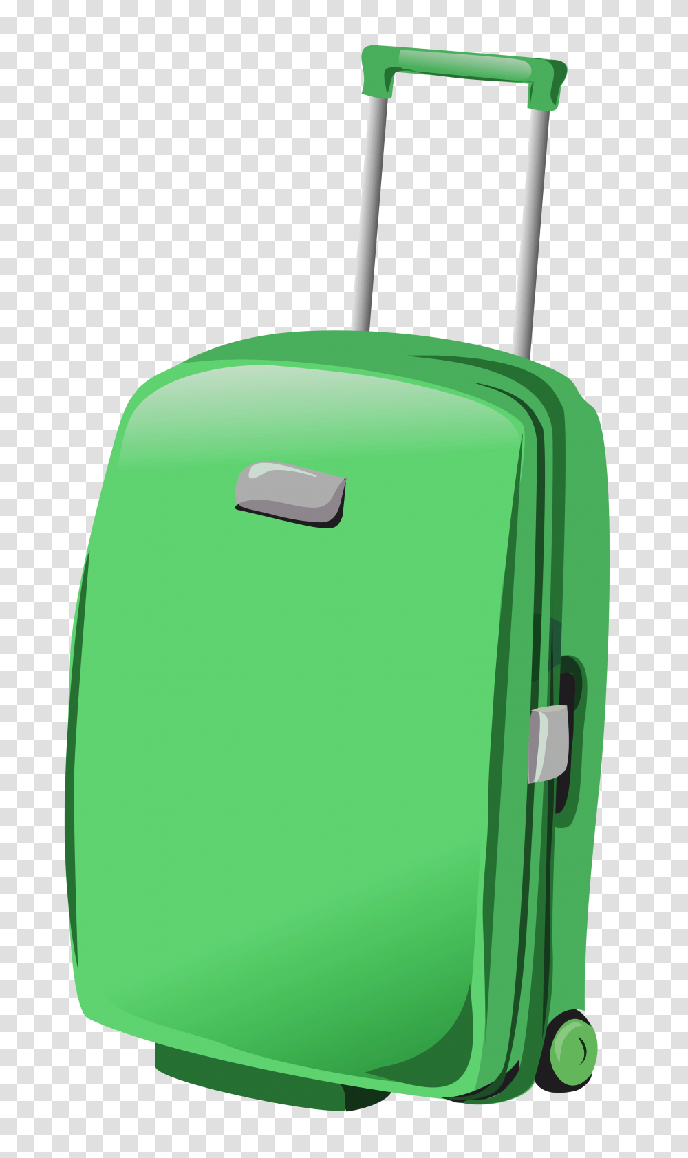 Green Suitcase, Luggage Transparent Png