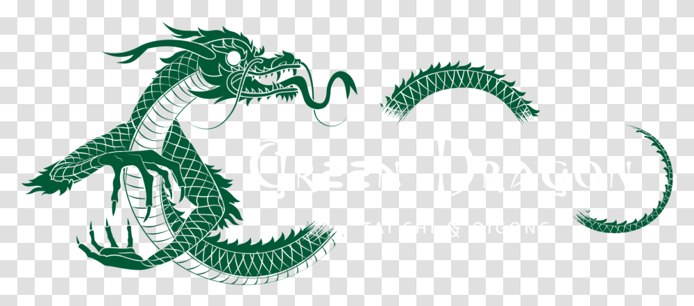 Green Tai Chi Dragon, Alphabet, Word, Label Transparent Png
