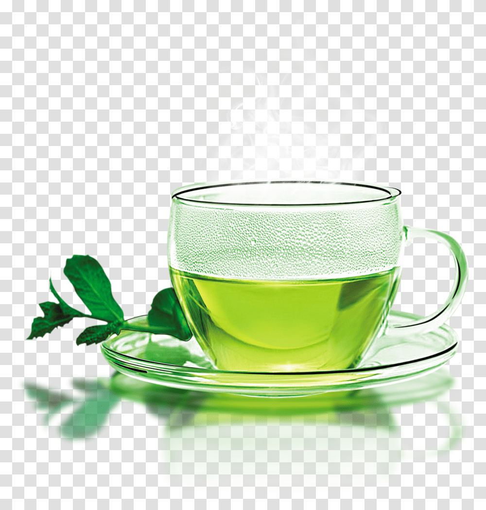 Green Tea Background Green Tea Cup, Pottery, Vase, Jar, Saucer Transparent Png