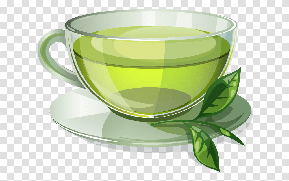 Green Tea Coffee Herbal Tea Hot Green Tea Cup, Pottery, Saucer, Vase, Jar Transparent Png