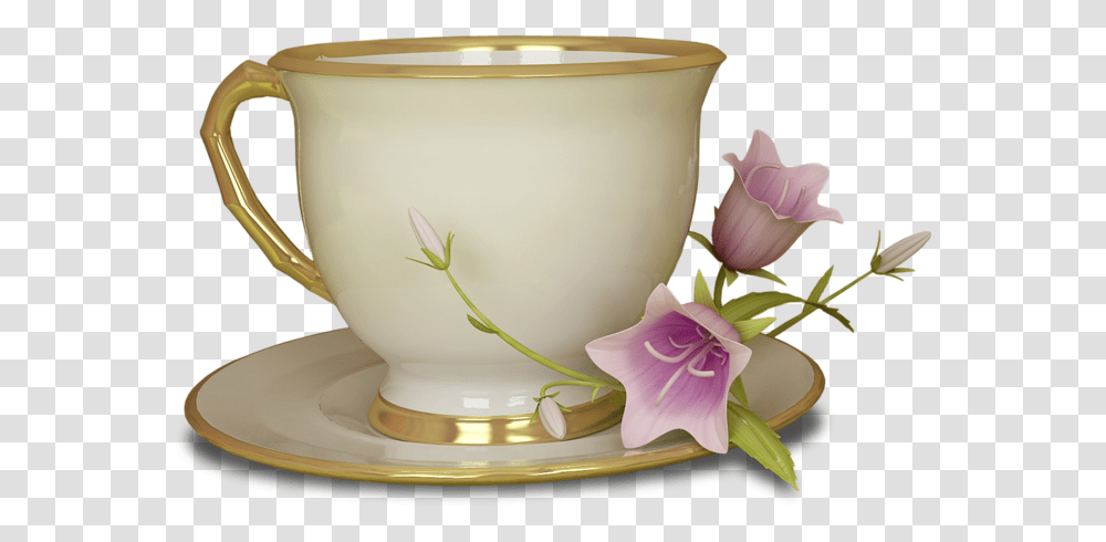 Green Tea Cupcake Teacup Clip Art Tea Cup No Background, Pottery, Saucer, Porcelain, Plant Transparent Png