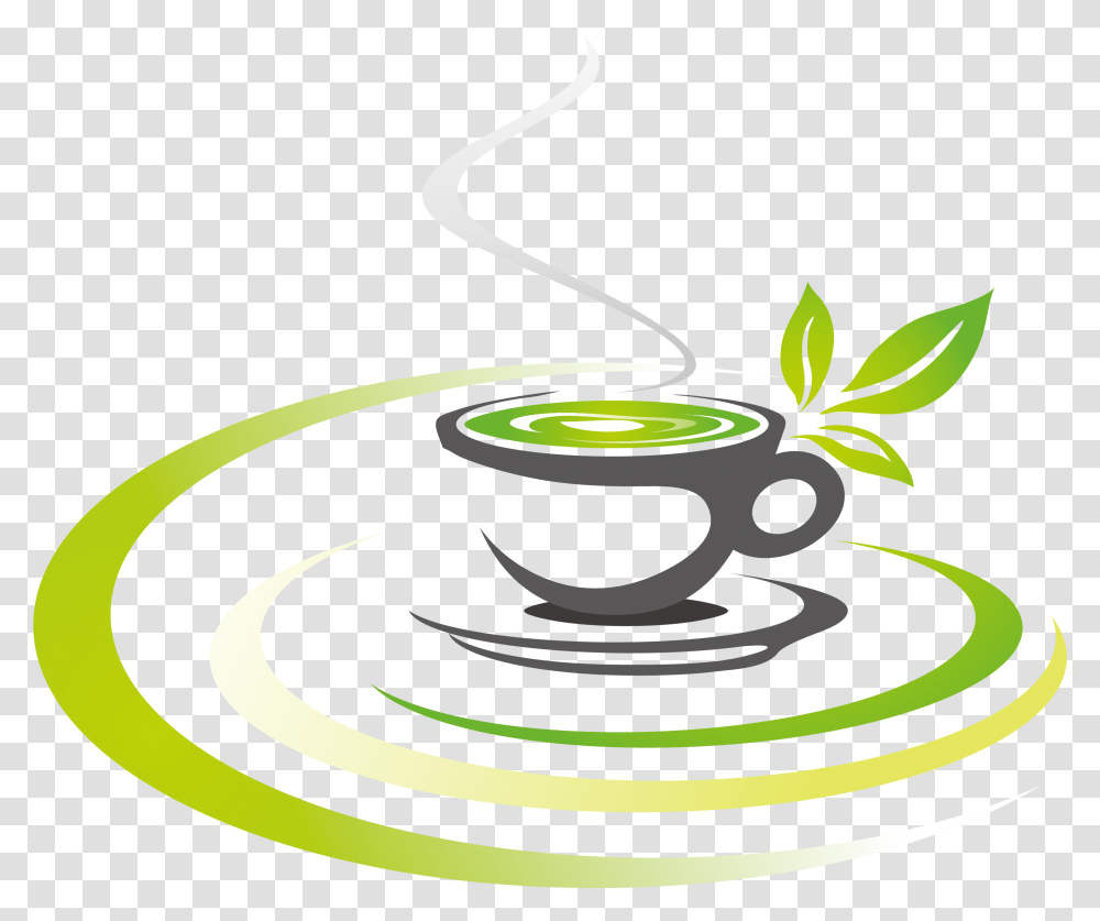 Green Tea Free Image Cup Of Tea Vector, Bowl, Pottery, Plant, Tabletop Transparent Png