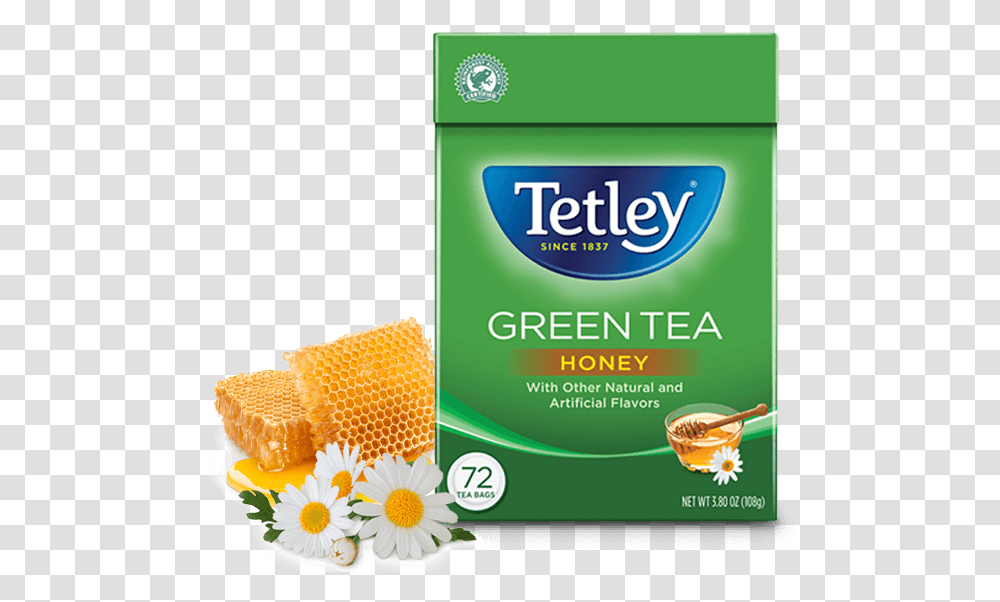 Green Tea Honey Tetley British Blend, Plant, Food, Flower, Daisy Transparent Png