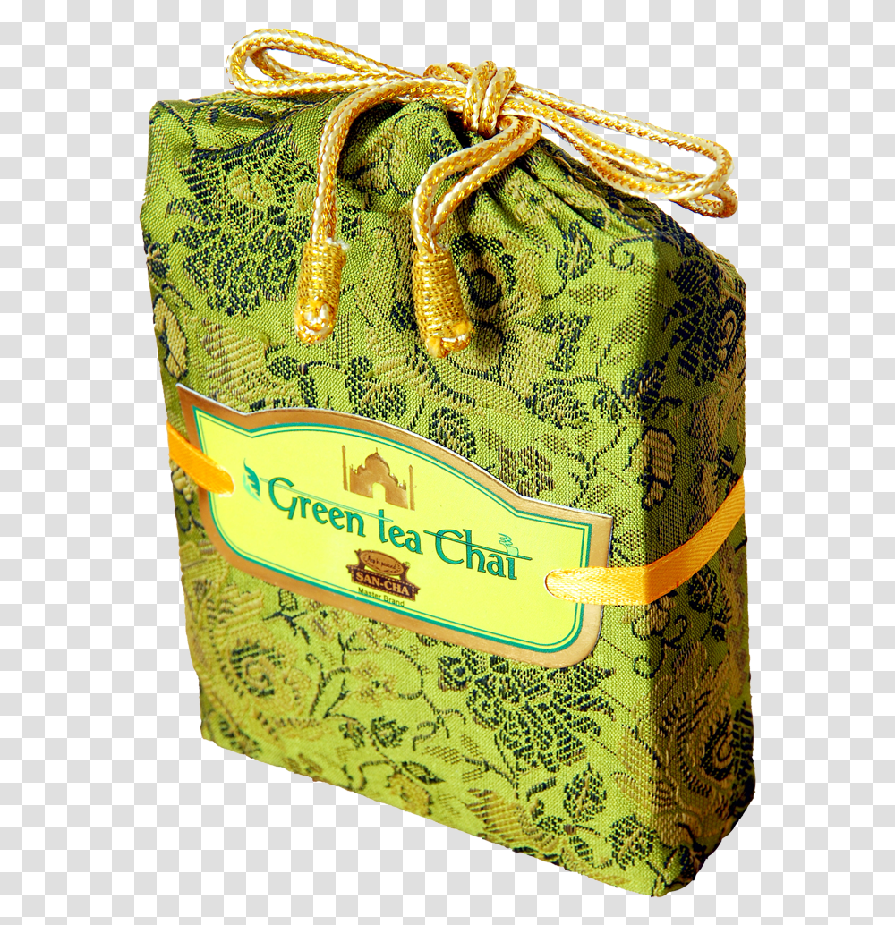 Green Tea Masala Chai In Green Tanchoi Bags 100gm Bag, Plant, Food, Vegetable, Produce Transparent Png