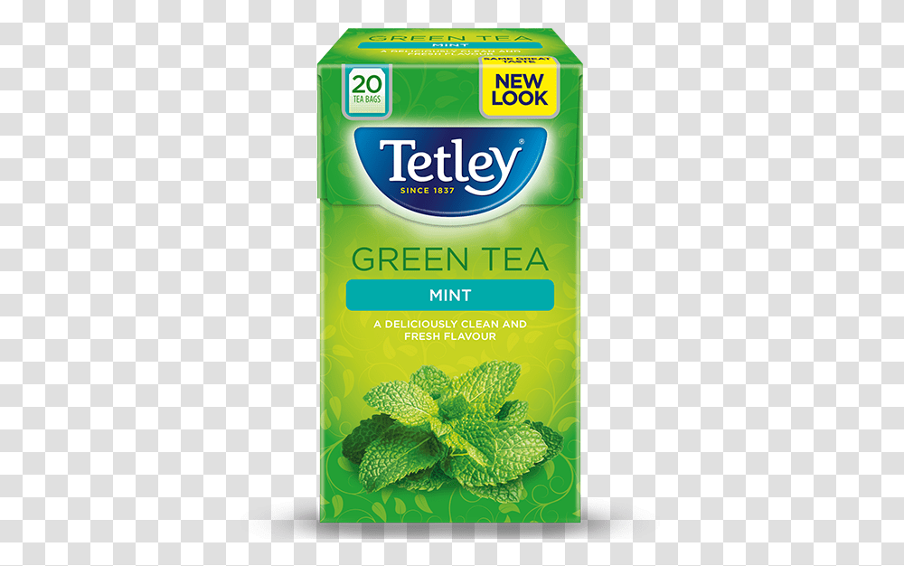 Green Tea Mint Tetley Green Tea Mint, Potted Plant, Vase, Jar, Pottery Transparent Png