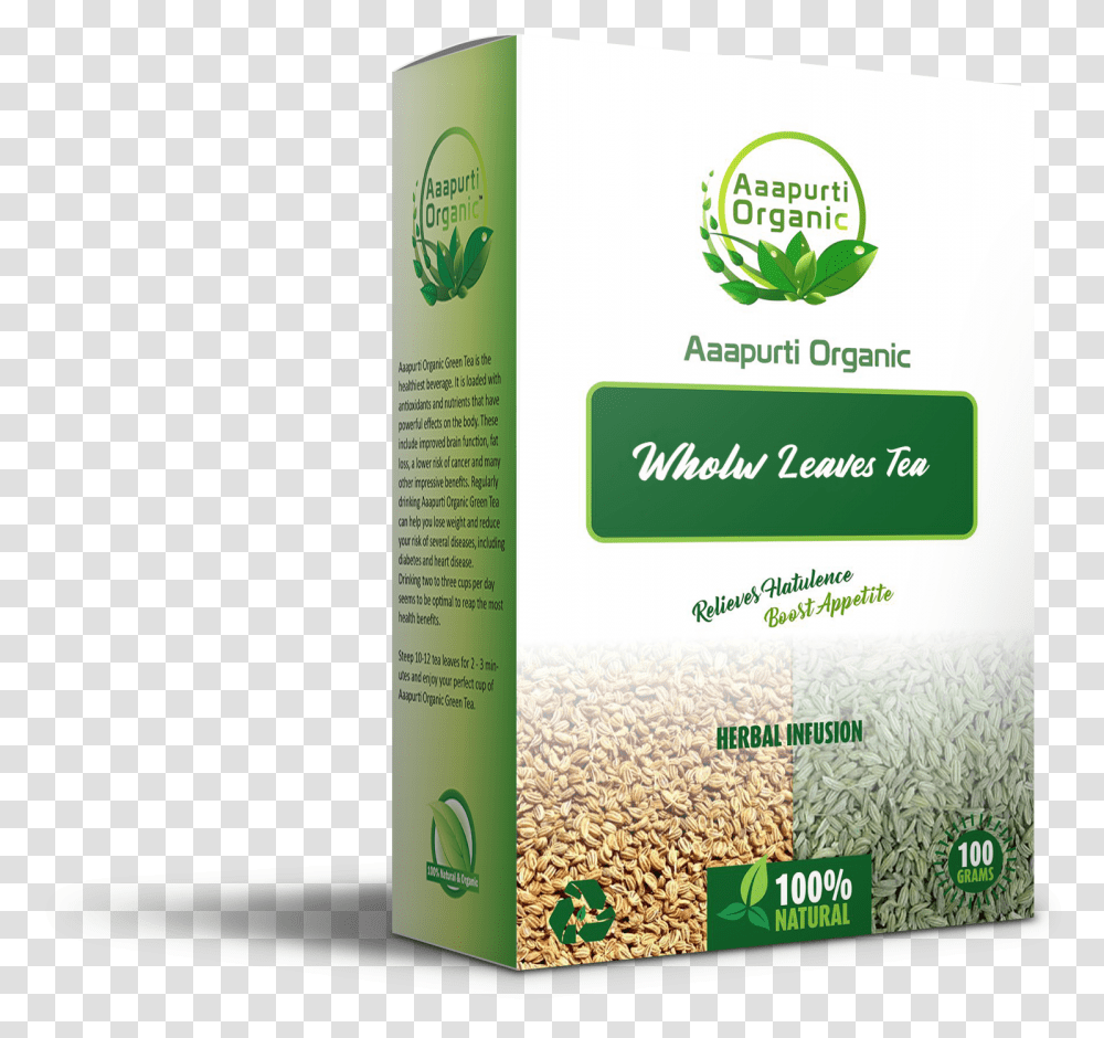 Green Tea Whole Leaves Barley, Plant, Label, Text, Vase Transparent Png