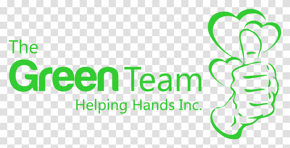Green Team Helping Hands, Alphabet, Logo Transparent Png