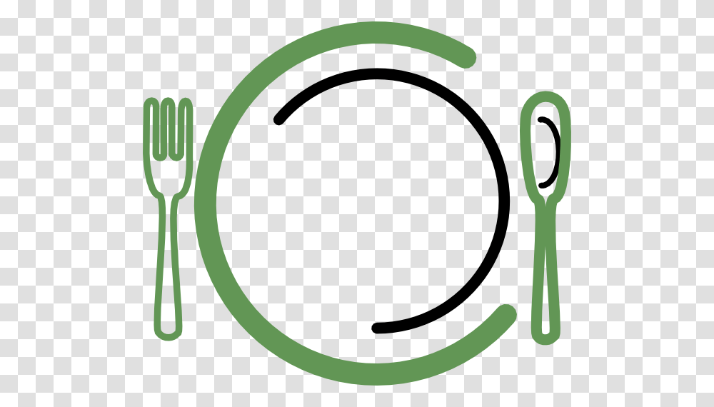 Green Thicker Stroke Knife Right Clip Art, Fork, Cutlery Transparent Png