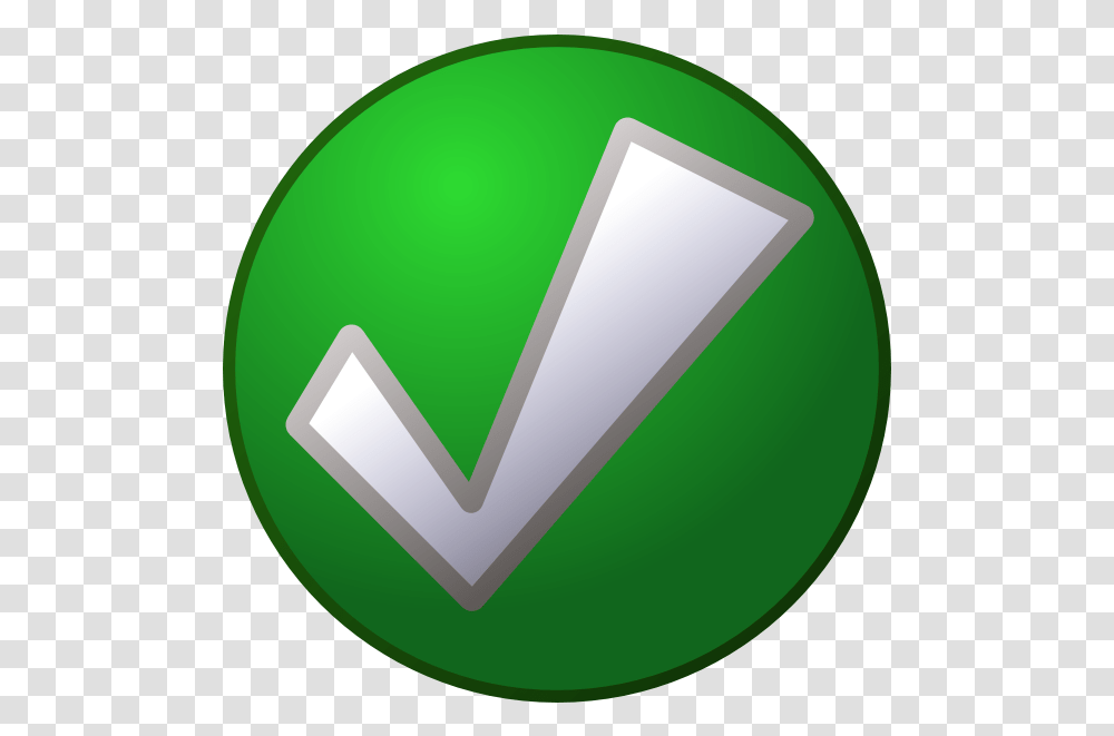 Green Tick Check Mark Bubble, Cone, Symbol, Triangle, Logo Transparent Png